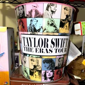 TAYLOR SWIFT ERAS TOUR Movie Collectible AMC Exclusive popcorn Pink Tin Bucket